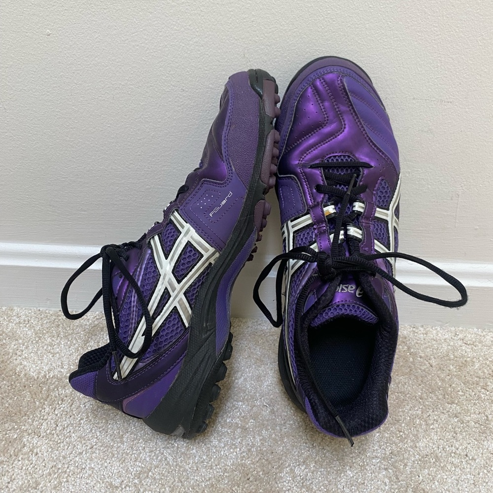 Asics Women's Purple Turf Shoes
